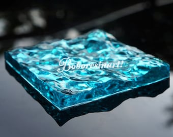 10cm Water Ripple Coaster Silicone Mold-Water Pattern Coaster Resin Mold-Jewelry Display Tray Mold-DIY Blue Ocean Micro Landscape Mold