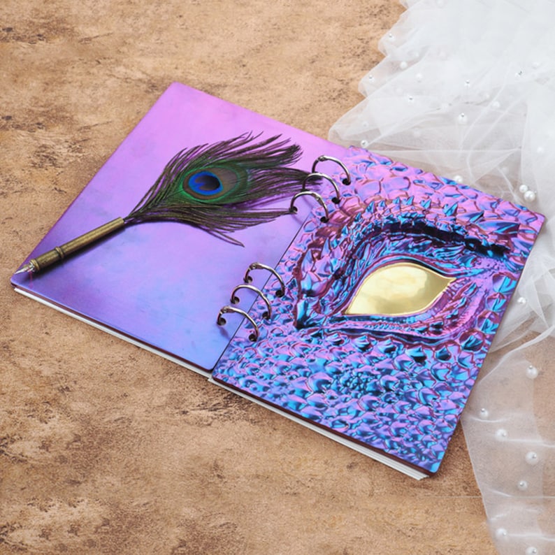 Dragon Eye Notebook Moldnotebook Cover Resin Moldnotebook Etsy