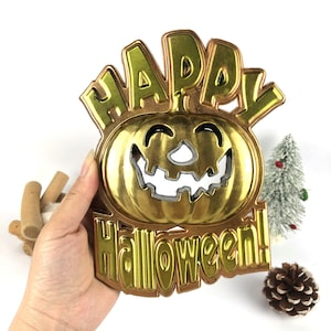 Happy Pumpkin Silicone Mold-Pumpkin Resin Mold-Halloween Pumpkin Mold-Pumpkin Wall Art Mold-Pumpkin Wall Hangings Mold-Wall Decor Mold