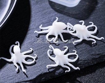 3D Miniatur Oktopus Blume Harz Füllstoff-Craft Harz Füllung Modell-Silikon Form Filler-Micro Landschaft Decor-Schmuckherstellung Lieferungen