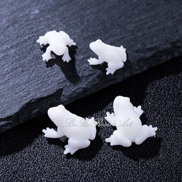 3D Miniature Frog Flower Resin Filler-Craft Resin Filling Model-Silicone Mold Filler-Frog Micro Landscape Decor-Jewelry Making Supplies