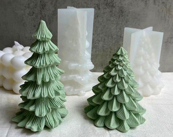 Weihnachtsbaum-Silikon-Form-Weihnachtsbaum-Harz-Form-Kiefer-Baum-Kerze-Form-Herbstbaum-Form-Epoxidharz-Form-Zementputz-Weihnachtsform