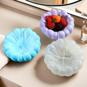 Cloud Bowl Silicone Mold-Cloud Bubble Tray Mold-Bubble Dish Plate Resin Mold-Concrete Candle Holder Mold-Succulent Planter Pot Cement Mold