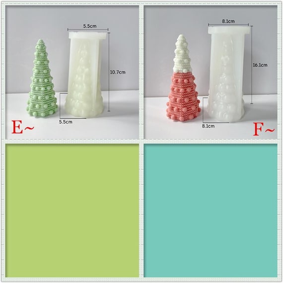 2 Pièces Moules à Bougies De Noël En Silicone 3D Père Noël Et Gnomes - Moule Silicone Bougie Aromathérapie Et Savon Moules Noel Silicone 2 Pieces