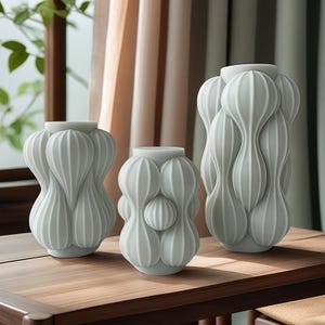 Wave Candle Silicone Mold-Irregular Striped Candle Mold-Geometric Pillar Candle Mold-Sculptural Candle Mold-DIY Aromatherapy Plaster Mold