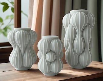 Wave Candle Silicone Mold-Irregular Striped Candle Mold-Geometric Pillar Candle Mold-Sculptural Candle Mold-DIY Aromatherapy Plaster Mold