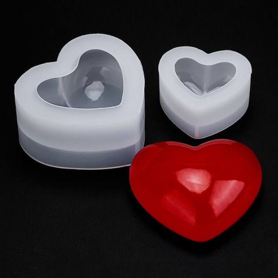 1pc 3D Hand Holding Heart Candle Mold, Heart Silicone Molds 3D Epoxy Resin  Casting Mold Silicone Candle Mould