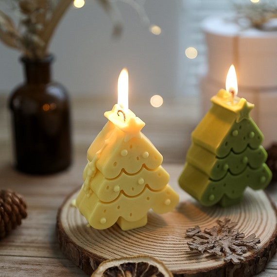 Christmas Silicone Molds For Baking Large Christmas Tree Holiday Silicone  Molds 3D Shape Gingerbread Man Candy House Pine Tree Silicone Molds for  Soap