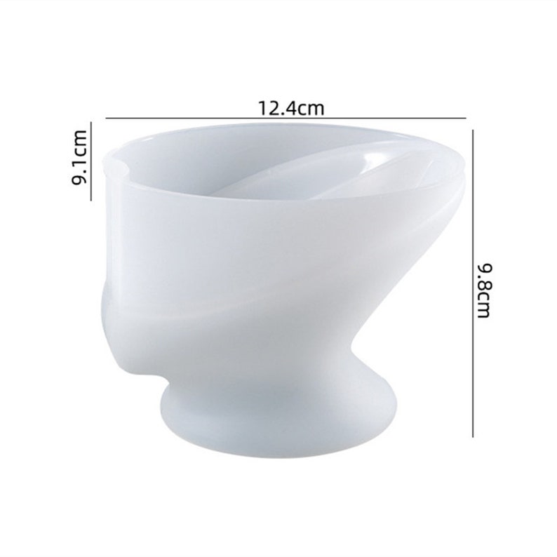 May include: White silicone hair dye bowl with a 9.1 inch height, 9.8 inch width, and 12.4 inch length.