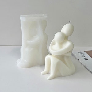 Mother Child Candle Mold-Family Candle Silicone Mold-Mother&#39;s Day Candle Mold-Human Body Candle Mold-Plaster Art Mold-Aroma Candle Soap Mold