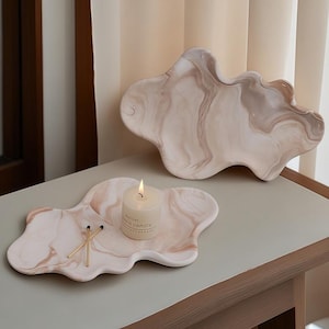 Irregular Tray Silicone Mold-Wavy Trinket Dish Resin Mold-Shaped Storage Tray Mold-Concrete Candle Tray Mold-Jesmonite Plaster Decor Mold