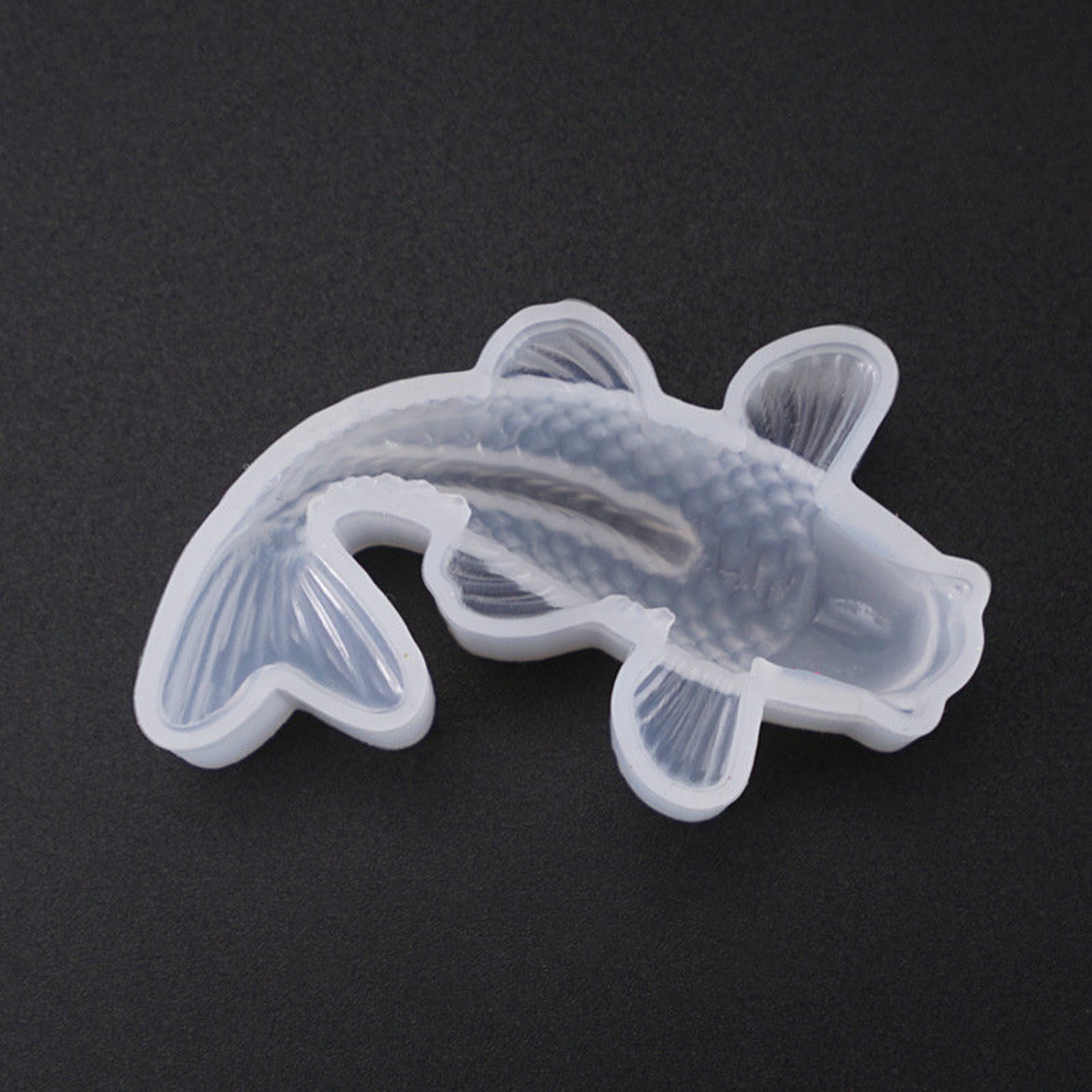Lucky Koi Resin MoldKoi Fish Silicone MoldCarp Goldfish Fish Etsy