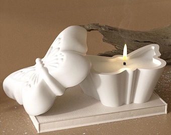 Butterfly Box Silicone Mold-Butterfly Trinket Dish Resin Mold-Butterfly Storage Box Mold-Concrete Candle Vessel Mold-Jesmonite Plaster Mold