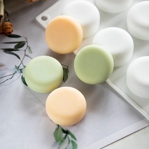 Natural Round Soap Silicone Mold-Circle Soap Mold-Round Bread Mold-Chocolate Cake Decoration Mold-Handmade Soap Mold-Aroma Candle Soap Mold