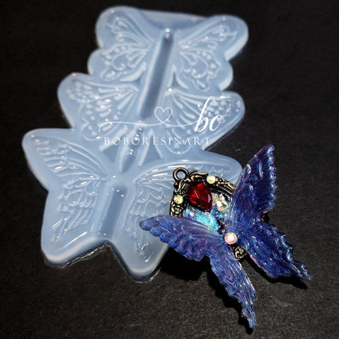 Butterfly Silicone Moldcolorful Butterfly Resin Etsy