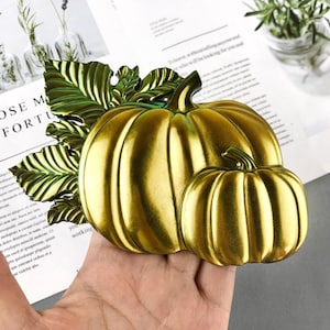 Double Pumpkin Silicone Mold-Pumpkin Resin Mold-Autumn Pumpkin Mold-Pumpkin Wall Art Mold-Pumpkin Wall Hangings Mold-Pumpkin Wall Decor Mold