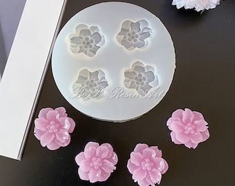 Beautiful Cherry Blossom Silicone Mold-Cherry Blossom Flower Resin Mold-Flower Earrings Mold-Jewelry Charm Mold-Epoxy Resin Art Mold