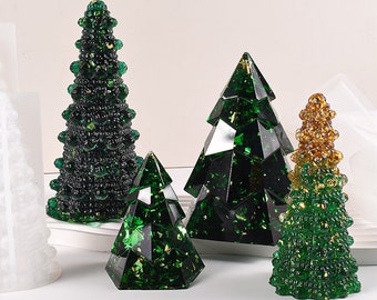 Christmas Tree Silicone Mold-Bubble Christmas Tree Mold-Pine Tree Resin Mold-Christmas Tree Lamp Mold-Epoxy Resin Art Mold-Home Decor Mold