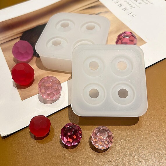 6 Stampi In Silicone Per Resina A Sfera – Diametri 15, 20, 25 Mm – Per Creare Perline, Ciondoli, Orecchini E Portachiavi Fai-Da-Te - 5