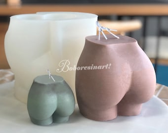 Butt Kerze Silikonform-Female Butt Candle Mold-Göttin Butt Candle Mold-Body Candle Mold-Buttocks Kerzenform-Bubble Butt Candle Mold