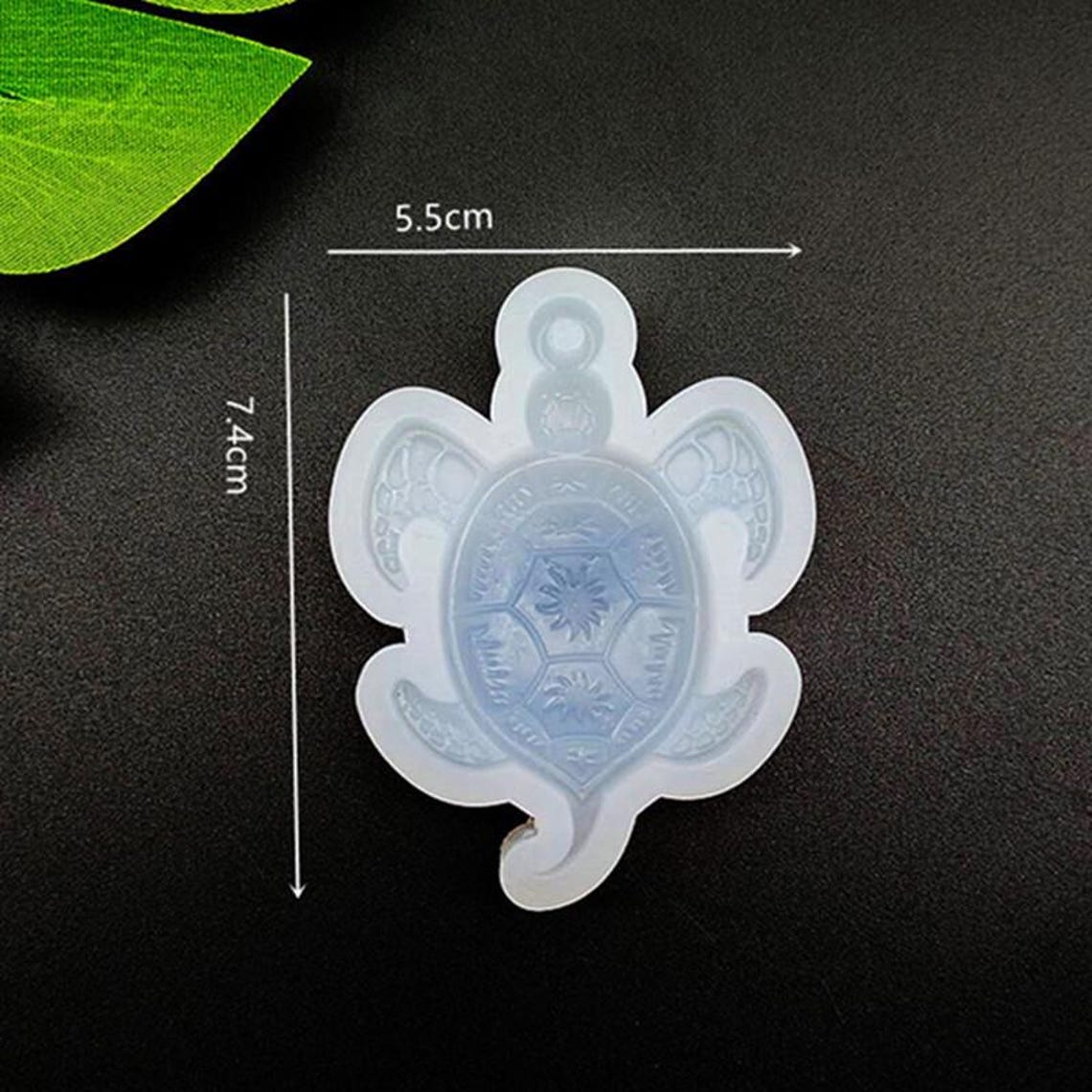Sea Turtle Silicone Mold-cute Turtle Resin Mold-turtle Keychain Mold ...