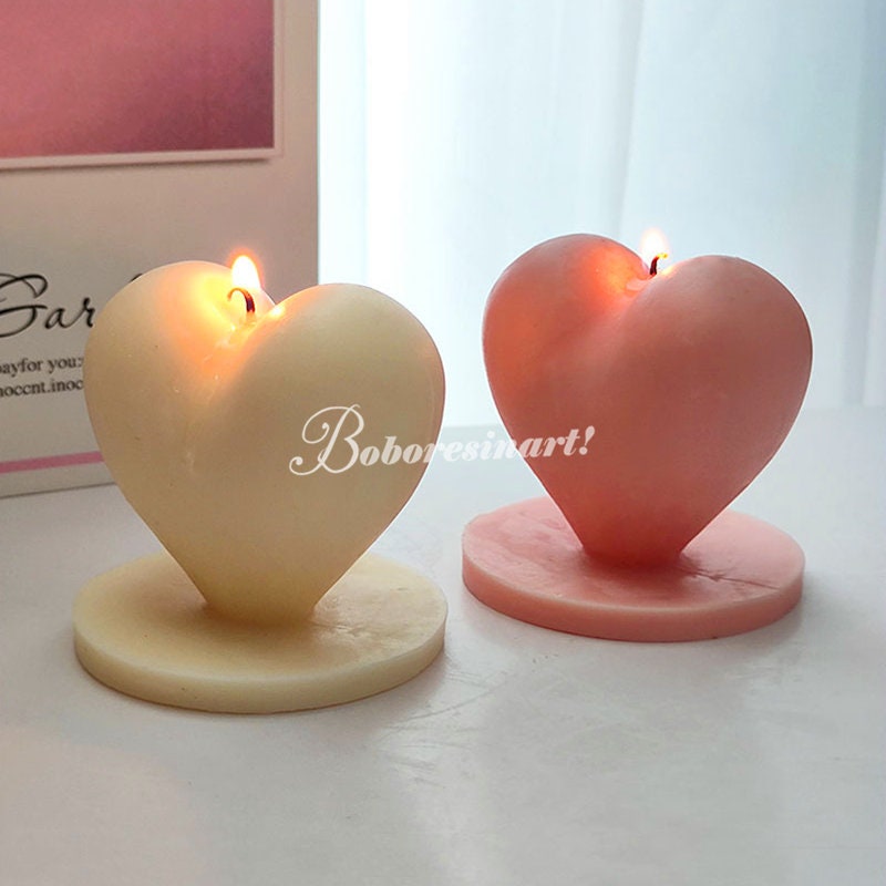 1pc Rose candle mold, love column candle mold, Valentine's Day gift DIY  silicone plaster mold