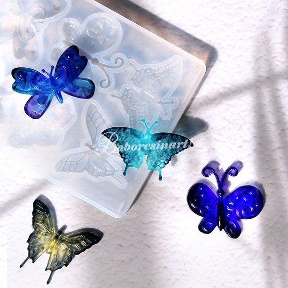 Butterfly Resin Coaster Molds Coaster Molds Epoxy Resin Butterfly