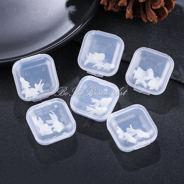 3D Miniature Goldfish Flower Resin Filler-Craft Resin Filling Model-Silicone Mold Filler-Fish Micro Landscape Decor-Jewelry Making Supplies