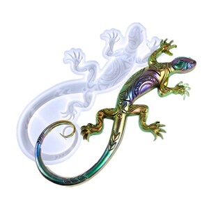 Animal Gecko Silicone Mold-Gecko Resin Mold-Gecko Lizard Figurine Mold-Gecko Wall Art Mold-Gecko Wall Hangings Mold-Gecko Wall Decor Mold