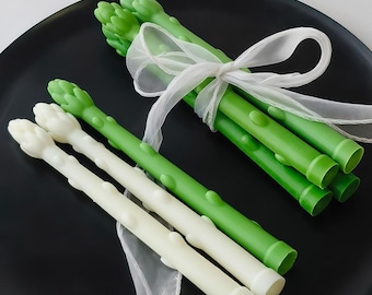 Asparagus Candle Silicone Mold-Long Asparagus Candle Mold-Vegetable Taper Candle Mold-Pillar Beeswax Candle Mold-Soy Wax Candle Mold