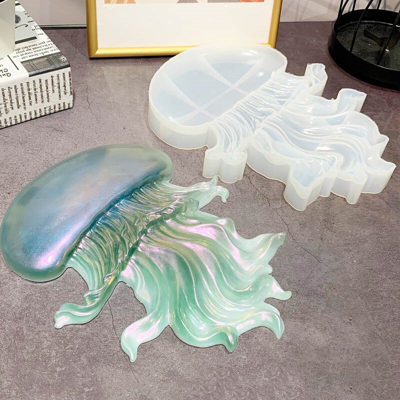 DIY Mini Jellyfish Resin Filler Moulds Epoxy Resin Mold Filler 3D
