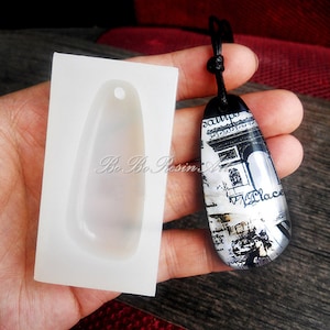Irregular Pendant Silicone Mold-Pendant Resin Mold-Necklace Jewelry Making Mold-Dried Flower Resin Pendant Mold-Epoxy Resin Art Mold