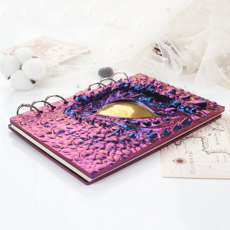 Dragon Eye Notebook Moldnotebook Cover Resin Moldnotebook Etsy