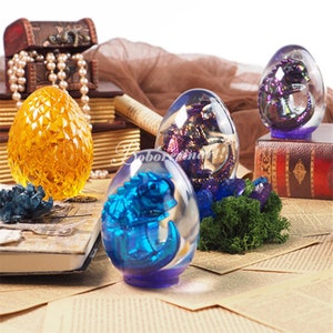 Baby Dragon Silicone Mold-Dragon Egg Resin Mold-Dragon Egg Lamp Mold-Crystal Epoxy Egg Mold-Easter Egg Mold-Epoxy Resin Art Mold