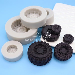 Tire Fondant Cake Silicone Mold-Tire Chocolate Mold-Car Tires Resin Mold-Motorcycle Tires Mold-Cake Decoration Mold-Epoxy Resin Art Mold