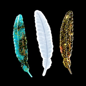 Feather Bookmark Silicone Mold-Feather Bookmark Mold-Bookmark Resin Mold-Silicone Mold for Resin-Epoxy Resin Art Mold-Gift for Readers