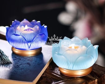 Lotus Tea Light Holder Molde-Lotus Candle Holder Resina Mold-Tealight Holder Silicone Mold-Candlestick Holder Mold-Jewelry Trinket Box Mold