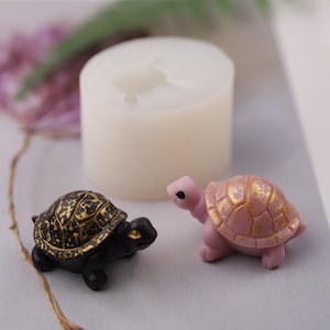Turtle Candle Silicone Mold-Sea Turtle Resin Mold-Tortoise Keychain Pendant Mold-Animal Turtle Candle Mold-DIY Aromatherapy Plaster Mold