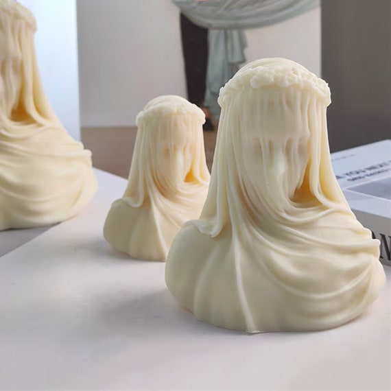 Moule à Bougie En Silicone – Femme Voile – DIY Statue Déesse – Création Artisanale