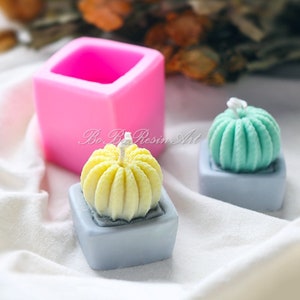 3D Cactus Ball Silicone Mold-Cactus Ball Candle Mold-Cactus Candle Mold-Silicone Candle Mold-Soy Wax Candle Mold-Aromatherapy Plaster Mold
