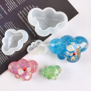 3D Cloud Silicone Mold-Cloud Resin Mold-Cloud Keychain Mold-Cloud Pendant Mold-DIY Aromatherapy Plaster Mold-Epoxy Resin Art Mold