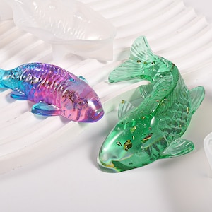 Lucky Carp Silicone Mold-Carp Fish Resin Mold-Carp Keychain Mold-Carp Candle Mold-Epoxy Resin Art Mold-DIY Aromatherapy Plaster Mold