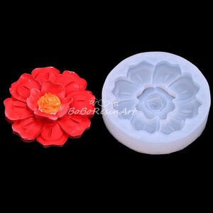 Rose Flower Silicone Mold-Large Flower Resin Mold-Silicone Flower Mold-Polymer Clay Mold-Aromatherapy Plaster Mold-Epoxy Resin Art Mold