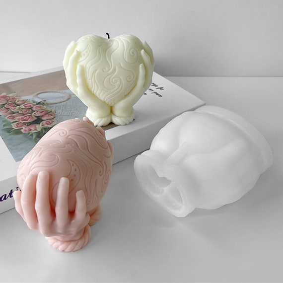 Silikonform 4 Größe Love Herz Silikonformen, Kerz Produktbild-Vorschau 8