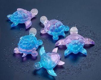 Small Turtle Silicone Mold-Sea Turtle Resin Mold-Animal Keychain Pendant Mold-Ocean Themed Mold-Home Decor Mold