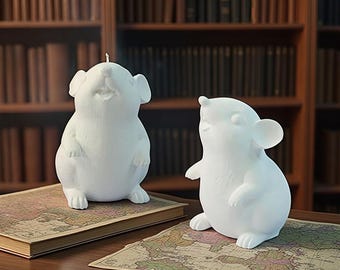 3D muis fondant siliconen mal-dier muis kaars schimmel-chocolade taart decor mal-DIY aromatherapie gips mal
