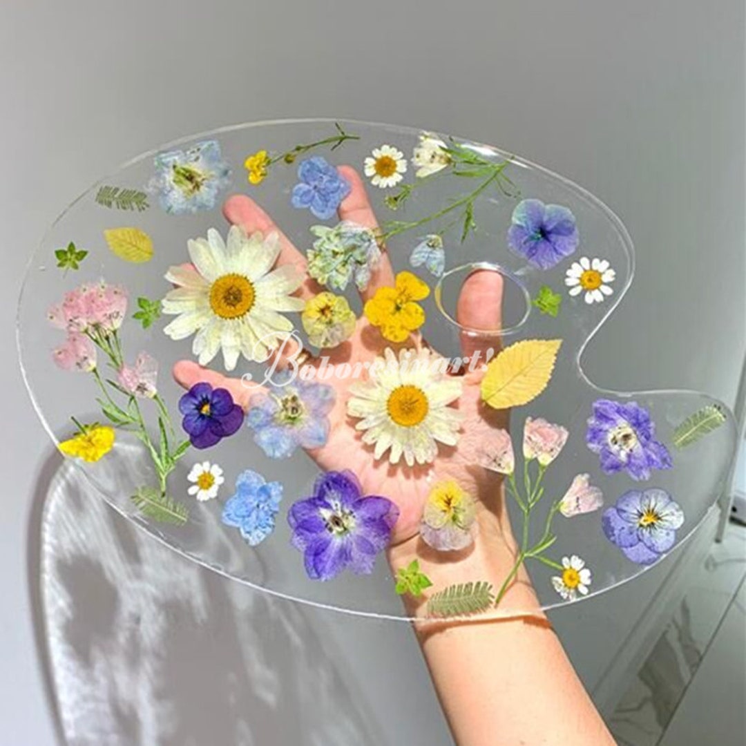 Visual Reference: Paint Palette Resin Silicone Mold Paint Palette Art Mold Paint