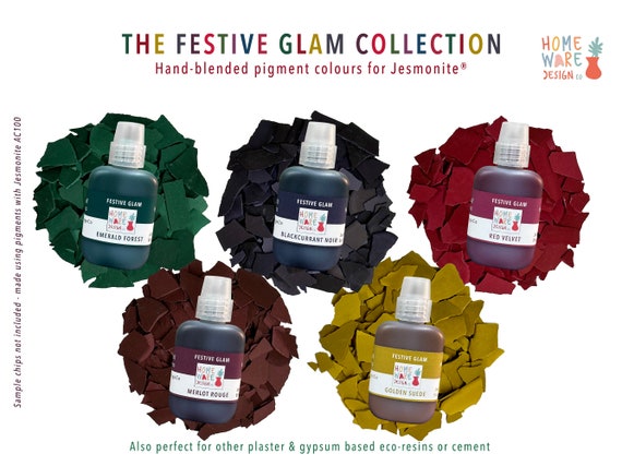 Stonecast Powder Dye, 6 Colour Casting Powder Dye, Cement Pigment Cement Colouring Concrete Colour Pigment, Highly Concentrated Pigments For Model