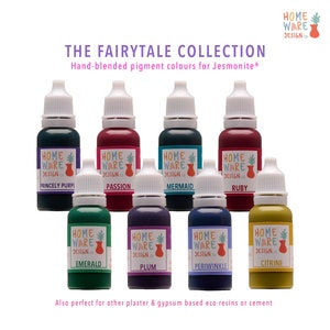 FAIRYTALE COLLECTION Bright Colour Pigments- Hand-blended for Jesmonite® AC100, AC300, AC730, plaster & gypsum based eco-resin, cement