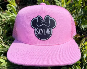 Custom Kids Trucker Hat • Personalized Mouse Ears Patch, Toddler & Youth